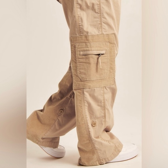 Abercrombie & Fitch 2000s Utility Pants in Light Brown Size S - Picture 5 of 8